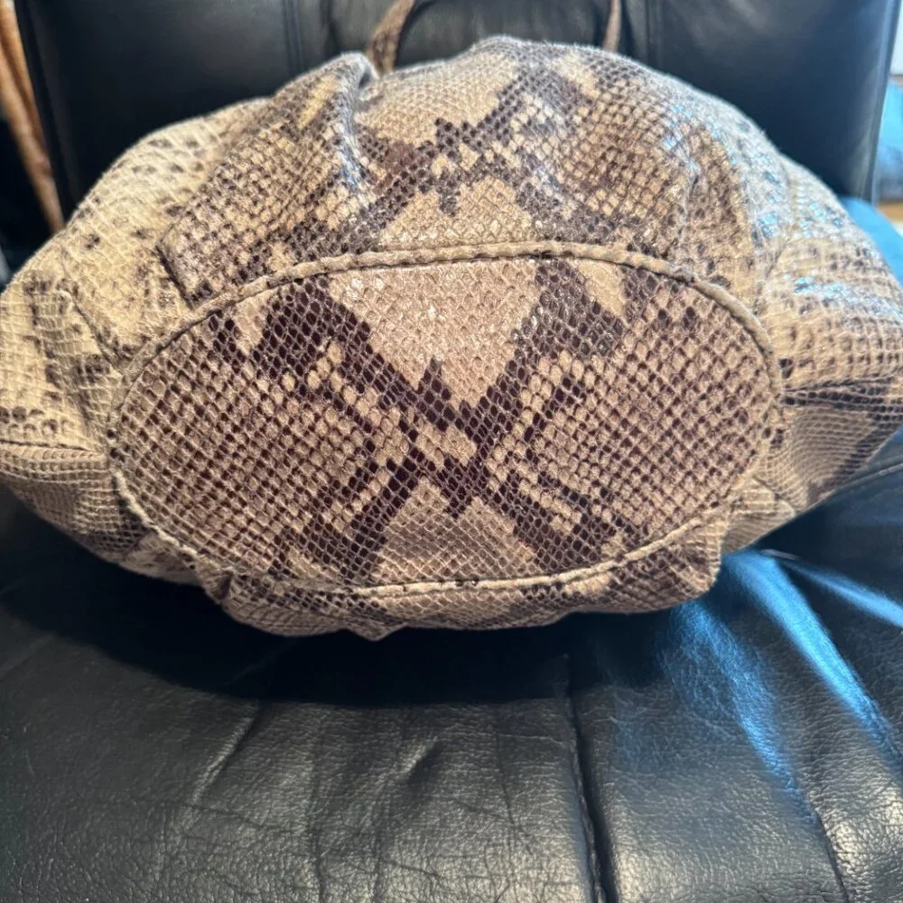 Michael Kors Python Pattern Leather Bag - Picture 7 of 7